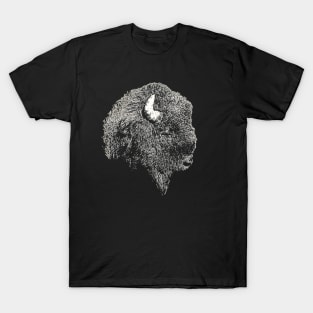 Bison portrait 3 T-Shirt